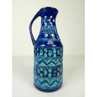 70Er Bay Keramik Vase Bodo Mans #11892 von JohnnyVintageShop