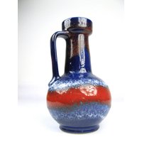 70Er Henkelvase #12410 von JohnnyVintageShop