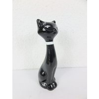 70Er Porzellan Katze, Bad Cat, Schwarz #15078 70Er Porzellan Katze, Bad Cat, Schwarz #15078 von JohnnyVintageShop