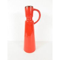 70Er Vase Mit Henkel #13915 von JohnnyVintageShop