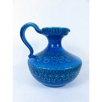 70Er Vase Mit Henkel Bitossi Ars Italyca #14239 von JohnnyVintageShop