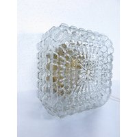 70Er Wandlampe Glas Eckig #14451 70Er Wandlampe Glas Eckig #14451 von JohnnyVintageShop