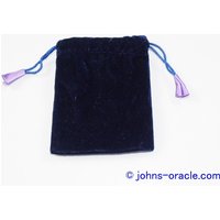 Lila Samt Tasche Mit Satin Innenfutter Lila Samt Tasche Mit Satin Innenfutter von JohnsOracle