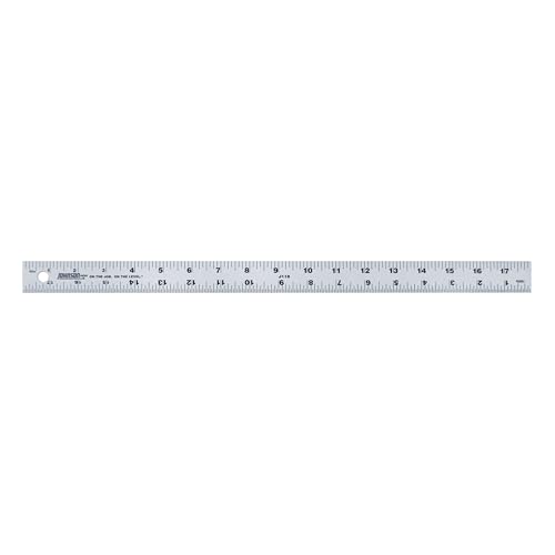 Johnson Level & Tool J118 Aluminium-Lineal, 45,7 cm, silberfarben, 1 Lineal von Johnson