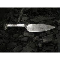 Eisenbahn Spike Messer Mit Geradem Griff von JohnsonForgedCustoms