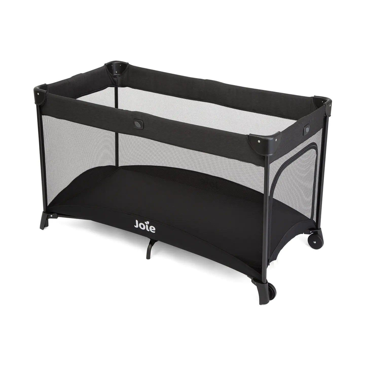 B-Ware Joie Reisebett Allura 120 Babybett Kinderbett Rollen Schwarz Reisebett Matratze von Joie