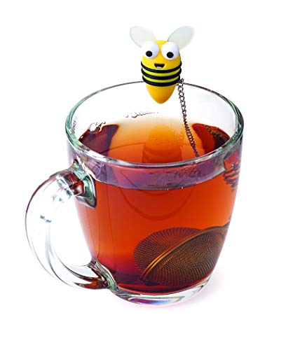 Joie 48222 Bumble Bee Tea Infuser Strainer Teesieb, Kunststoff, Gelb von Joie
