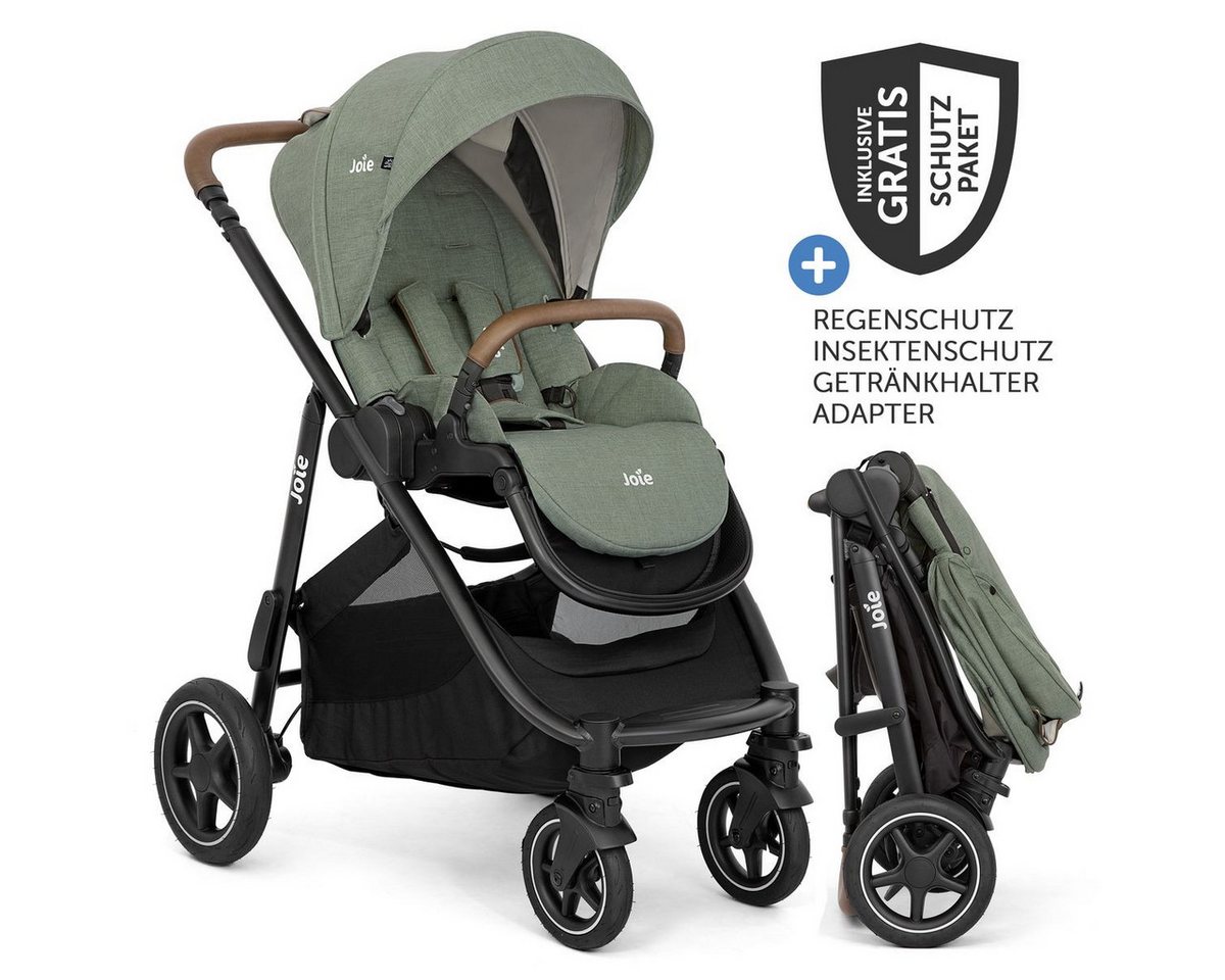 Joie Kinder-Buggy Versatrax - Laurel, Sportwagen mit Liegfunktion, Adapter, Regenschutz & Zubehör bis 22 kg Joie Kinder-Buggy Versatrax - Laurel, Sportwagen mit Liegfunktion, Adapter, Regenschutz & Zubehör bis 22 kg von Joie