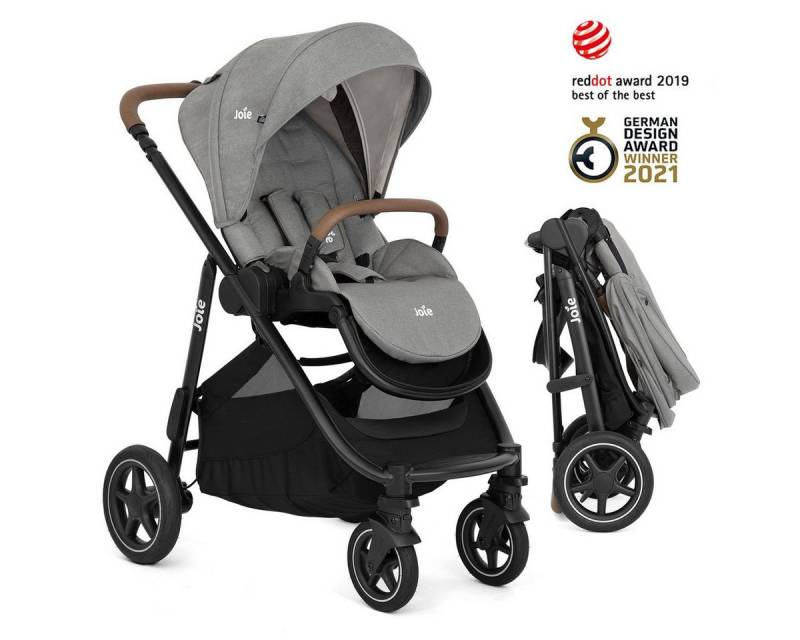 Joie Kinder-Buggy Versatrax - Pebble, Sportwagen mit Teleskopschieber, Adapter & Regenschutz bis 22 kg Joie Kinder-Buggy Versatrax - Pebble, Sportwagen mit Teleskopschieber, Adapter & Regenschutz bis 22 kg von Joie