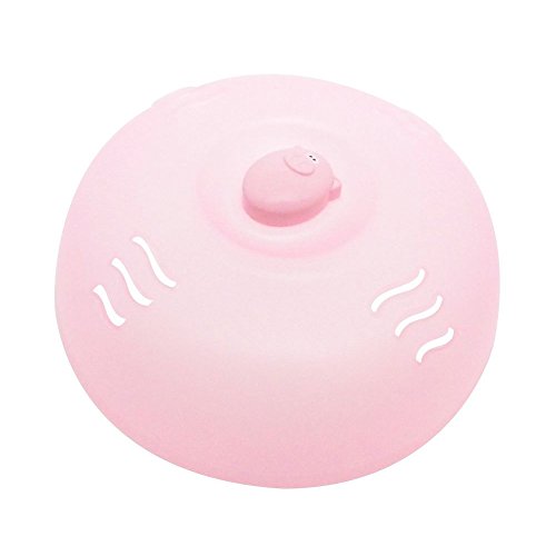 Joie Oink Oink – Deckel für Mikrowelle, Kunststoff, 26 x 26 x 9 cm, Pink und Weiß von Joie