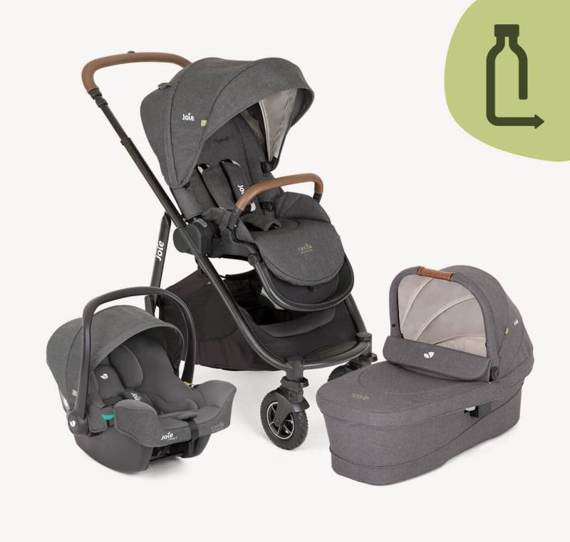 Joie Versatrax 3in1 Kinderwagen Shell Gray Buggy Babywagen Babybuggy Babyschale B-Ware von Joie