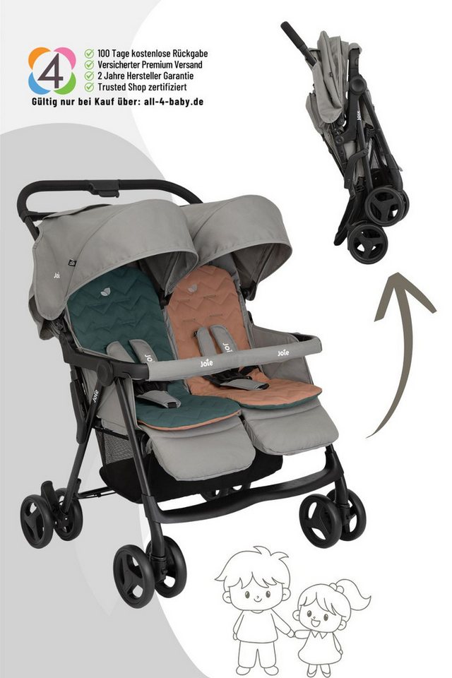 Joie Zwillingswagen, mit Regenverdeck! Joie Zwillingswagen, mit Regenverdeck! von Joie