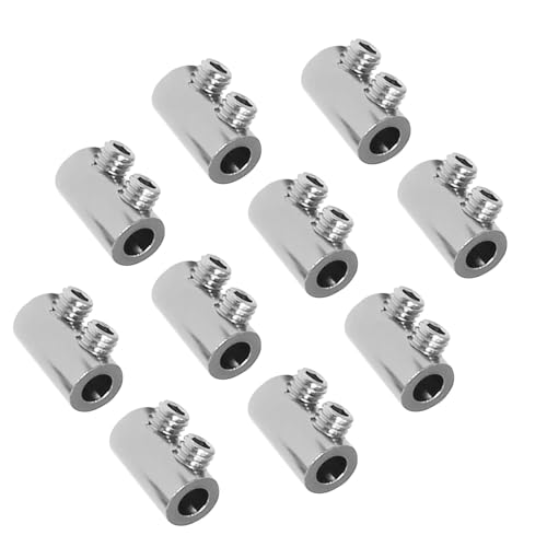 10X Drahtseilklemmen Edelstahl Wiederverwendbar Multifunktionale Kabelklemmen 15mm x 8mm für Seile Kabel Befestigung 10X Drahtseilklemmen Edelstahl Wiederverwendbar Multifunktionale Kabelklemmen 15mm x 8mm für Seile Kabel Befestigung von Jojomis