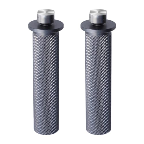 2 Stück Holzbearbeitungsbank Hunde Aluminiumlegierung Werkbank Peg Bremsstopper Anti-Rutsch-Tisch Hobeln Zubehör 8 cm - für 20 mm Hundeloch von Jojomis