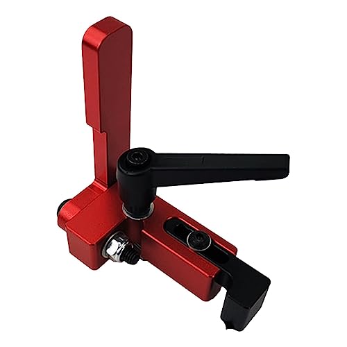 2 Stücke Gehrungsschienenanschlag T-Nut Führungsschiene Stop, Aluminiumlegierung T-Schienenbegrenzer für Werkbank Holzbearbeitung- 1pcs Typ 75 von Jojomis