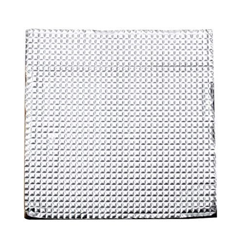 400x400x10mm Wärmeisolierung Matte für 3D-Drucker Heizbett, Geschlossenzellige Elastische Thermische Isolierung mit Selbstklebender Beschichtung von Jojomis