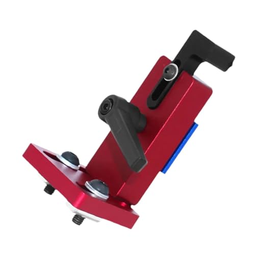 45 Typ Schütte Locator Backing Connector Handwerkzeug T-Nutbegrenzer für Standardschienenfixierung, 4,9 x 4,5 x 9,7 cm, Rot 45 Typ Schütte Locator Backing Connector Handwerkzeug T-Nutbegrenzer für Standardschienenfixierung, 4,9 x 4,5 x 9,7 cm, Rot von Jojomis