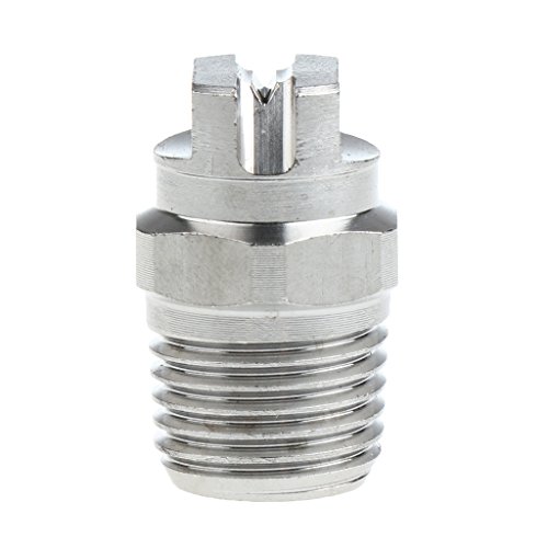 Hochdruck Sprühdüse 1/4 Zoll für Hochdruckreiniger, 65 Grad Flachstrahldüse mit Fluss03, Edelstahl Spritzdüsenkopf Ersatzteil Hochdruck Sprühdüse 1/4 Zoll für Hochdruckreiniger, 65 Grad Flachstrahldüse mit Fluss03, Edelstahl Spritzdüsenkopf Ersatzteil von Jojomis