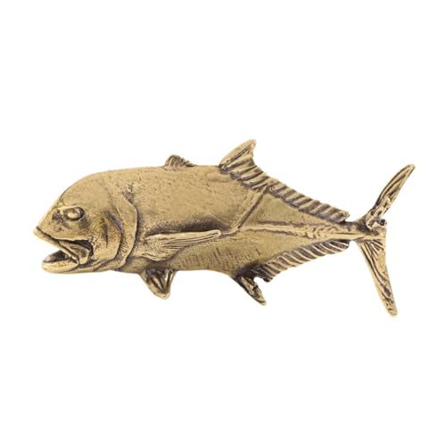 Jojomis Messing Fisch Statue Tee Haustier Antike Schmuck Skulptur Desktop Ornament für Haus oder Büro Teestube Eingang TV Schrank Schlafzimmer Jojomis Messing Fisch Statue Tee Haustier Antike Schmuck Skulptur Desktop Ornament für Haus oder Büro Teestube Eingang TV Schrank Schlafzimmer von Jojomis
