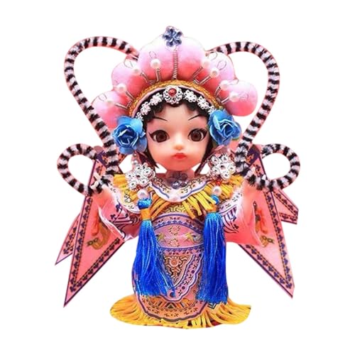 Jojomis Traditionelle chinesische Oper-Puppe Mu Guiying Charakter Skulptur Statue Ornament für Regal Schlafzimmer Tisch Deko Jojomis Traditionelle chinesische Oper-Puppe Mu Guiying Charakter Skulptur Statue Ornament für Regal Schlafzimmer Tisch Deko von Jojomis