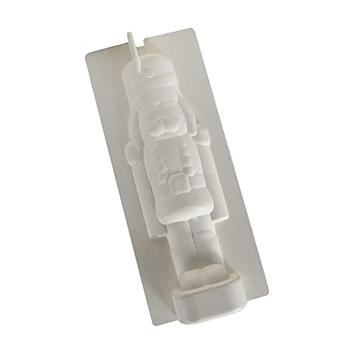 Nussknacker Soldat Kerze Form Silikonform Handgefertigt DIY Handwerk Epoxidharz Wachs Seife 5,2 x 13,5 cm von Jojomis
