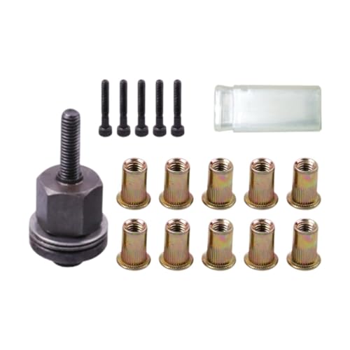 Stahl Hand Nietpistole Nutsert Werkzeug Kit M3 M5 M6 M8 M10 M12 SAE 1/4-20 8-32 6-32 5/16-18 3/8-16 Ersatz Nietdorn für Nietmutternzange- M5 set Stahl Hand Nietpistole Nutsert Werkzeug Kit M3 M5 M6 M8 M10 M12 SAE 1/4-20 8-32 6-32 5/16-18 3/8-16 Ersatz Nietdorn für Nietmutternzange- M5 set von Jojomis