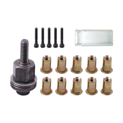 Stahl Hand Nietpistole Nutsert Werkzeug Kit M3 M5 M6 M8 M10 M12 SAE 1/4-20 8-32 6-32 5/16-18 3/8-16 Ersatz Nietdorn für Nietmutternzange- M6 set Stahl Hand Nietpistole Nutsert Werkzeug Kit M3 M5 M6 M8 M10 M12 SAE 1/4-20 8-32 6-32 5/16-18 3/8-16 Ersatz Nietdorn für Nietmutternzange- M6 set von Jojomis