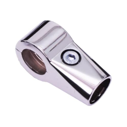 T-Rohrklemmen-Verbindungsstück, Aluminiumlegierung, T-Stück 2,4 cm Innendurchmesser, Rohrkupplung für Boot, Schuppen, Gerüst, 8,5 x 3,5 cm von Jojomis