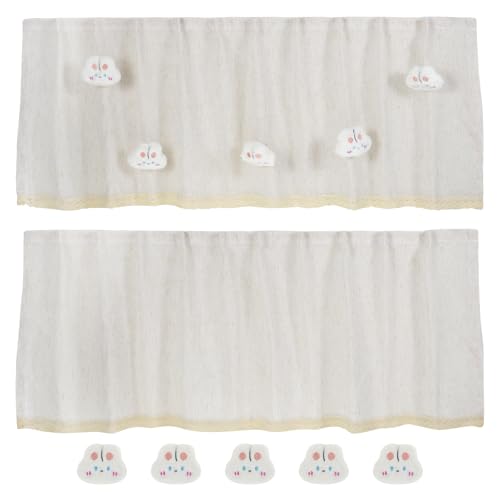 2 PCs Selbstkleber Wind Guide Vorhang dauerhaft Valance Vorhang weicher Klimaanlagen Deflektor für Klimaanlagen Schlafzimmer Küche(white) von Jokapy