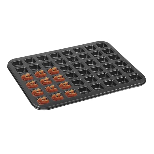 Jokapy 48 Hohlraum Kohlenstoffstahl Mini -Muffinpfanne Nicht -Stick einfach zu reinigen Mini Brownie Bite Pan für Käsekuchen -Kuchen -Partyzubehör Jokapy 48 Hohlraum Kohlenstoffstahl Mini -Muffinpfanne Nicht -Stick einfach zu reinigen Mini Brownie Bite Pan für Käsekuchen -Kuchen -Partyzubehör von Jokapy