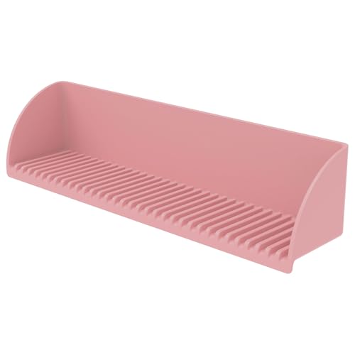 Jokapy Silikonwaschbecken Wasser Badewanne Spritzschutz mit 4 Saugnäpfeln Kinderbad Spielzeug Organisator Angehobene Kanten Design für Küche und Badezimmer(Rosa) von Jokapy