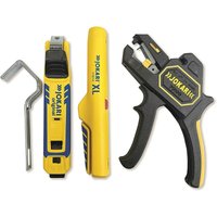 Jokari - Hausinstallationsset Premium 3-Teilig mit Abisolierzange secura 2K von Jokari