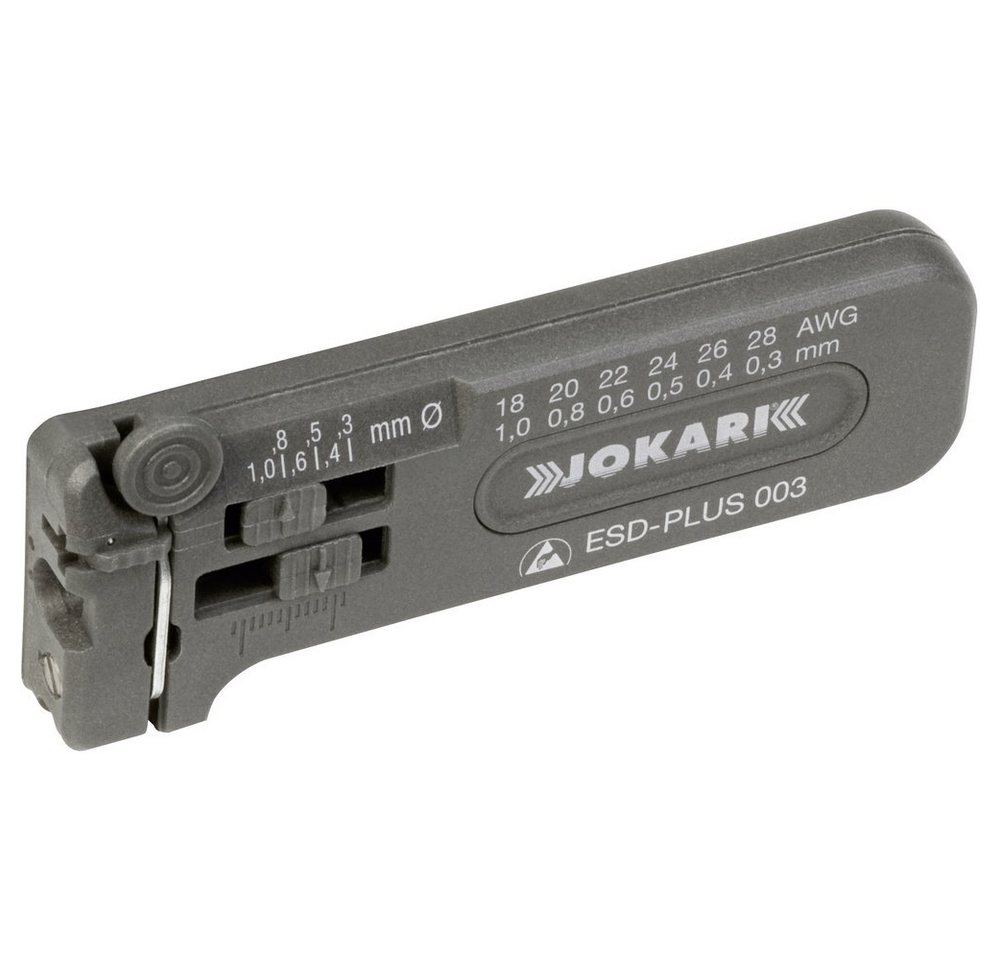 Jokari Kabelmesser Jokari 40027 ESD-PLUS 001 ESD Drahtabisolierer Geeignet für PVC-Drähte von Jokari