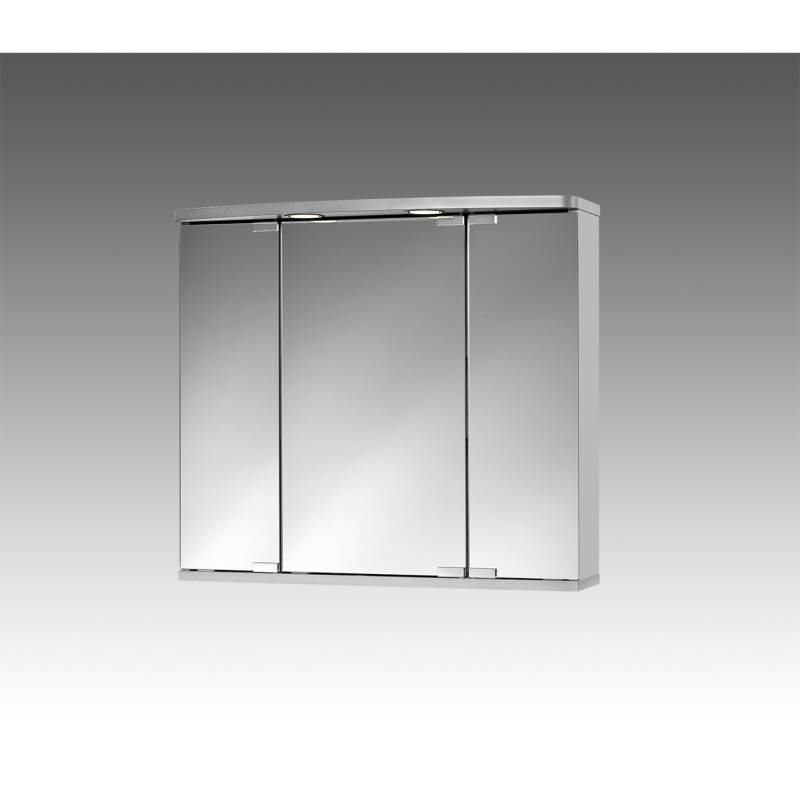 Jokey Spiegelschrank 'Doro' aluminiumfarben matt 67,4 x 60 x 22 cm von Jokey