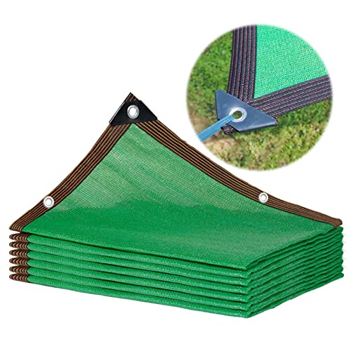 Jolan Outdoor Schattennetz 2m 3m 4m 5m 6m 7m 8m 9m 10m,Gartengewächshaus Schattentuch,Beschattungsnetz,Sonnenschutznetz,Schattierungsnetz Mit Ösen,Grün,Balkon Sichtschutznetz,Green-2x4m(6.6 * 13.1ft) von Jolan