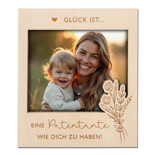 Joli Coon Bilderrahmen Glück ist eine Patentante wie dich zu haben - Magnetischer Bilderrahmen für gemeinsames Bild - Geschenk Patentante Joli Coon Bilderrahmen Glück ist eine Patentante wie dich zu haben - Magnetischer Bilderrahmen für gemeinsames Bild - Geschenk Patentante von Joli Coon