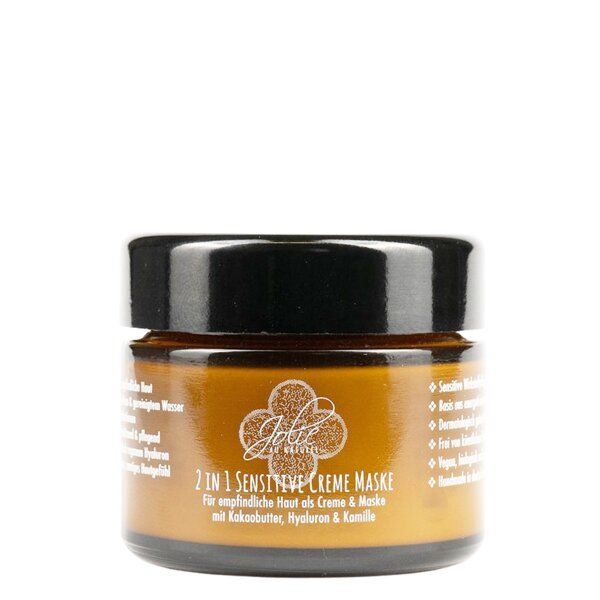 Jolie au naturel Hyaluron Creme I Maske I 2in1I für empfindliche Haut I Kamille von Jolie au naturel