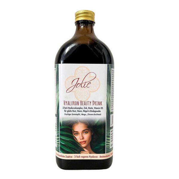 Jolie au naturel Hyaluron Drink I 3-fach Hyaluron Komplex I Anti-Aging Boost für Haut, Haare & Nägel I Immunsystem I Darmkur von Jolie au naturel