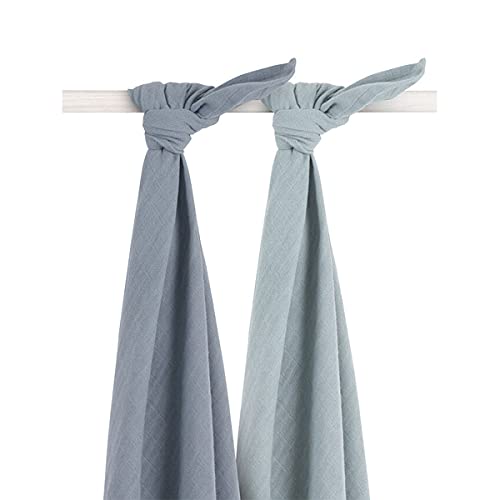 Jollein 435-852-65308 Mulltücher grau 2er Pack 115x115 cm Jollein 435-852-65308 Mulltücher grau 2er Pack 115x115 cm von Jollein