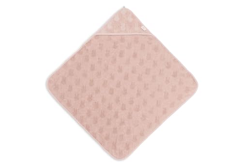 Jollein 534-514-67089 Kapuzenhandtuch - Miffy Frottee rosa (75x75 cm) von Jollein