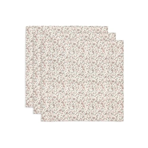 Jollein 535-851-67045 Mulltücher/Swaddle 3er Set Retro Flowers (70x70cm) von Jollein