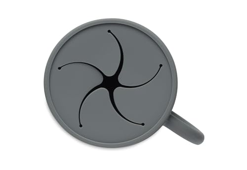 Jollein 708-007-00094 Snackbecher Silikon grau von Jollein