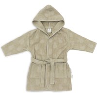 Jollein - Bademantel Frottee, 1 - 2 Jahre, Miffy Jacquard, olive green von Jollein