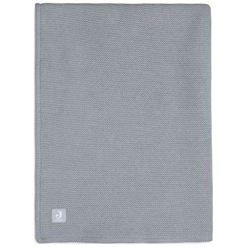 Jollein Decke Fleece basic knit stone grey 100x150 cm von Jollein