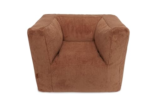 Jollein Kindersessel - Corduroy, Caramel - 1 bis 4 Jahre - Für Jungen und Mädchen - Sitzsack Kinder von Jollein