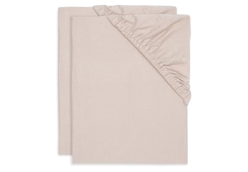 Jollein Spannbettlaken Jersey - Für Wiegen - Wild Rose - 2er Pack - 40/50x80/90cm - 100% Baumwolle - Spannbetttuch - Altrosa Jollein Spannbettlaken Jersey - Für Wiegen - Wild Rose - 2er Pack - 40/50x80/90cm - 100% Baumwolle - Spannbetttuch - Altrosa von Jollein