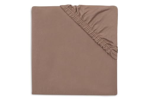 Jollein Spannbettlaken Jersey - Für das Kinderbett - Milky Coffee - 60x120cm - Spannbettlaken Baumwolle - Spannbetttuch - Oeko-TEX Zertifiziert von Jollein