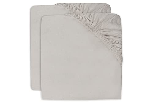 Jollein Duvet Cover Fitted Sheet Jersey 40 x 90 cm Nougat 2 Pack | 2511-501-00093 von Jollein