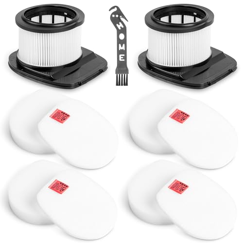 IZ201EUT Ersatz-Staubsaugerfilter für Shark Akku-Staubsauger IZ201EU IZ201EUT IZ201EUTSB IZ251EU IZ103UKGB, 2 HEPA-Filter und 4 Schaumstoff- und 4 Filzfilter von Jollsung