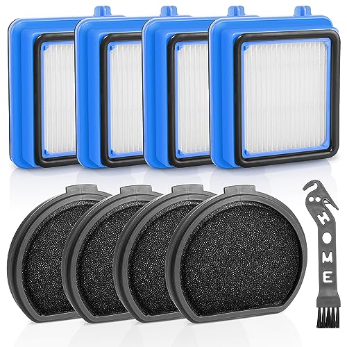 Jollsung ASPK9 Performance Kit für FX9 Staubsauger Ersatzteile Ersatzfilter, 4 Hygienefilter 4 Vormotorfilter 1 Reinigungsbürste für FX9-1-ANIM FX9-1-MBM von Jollsung